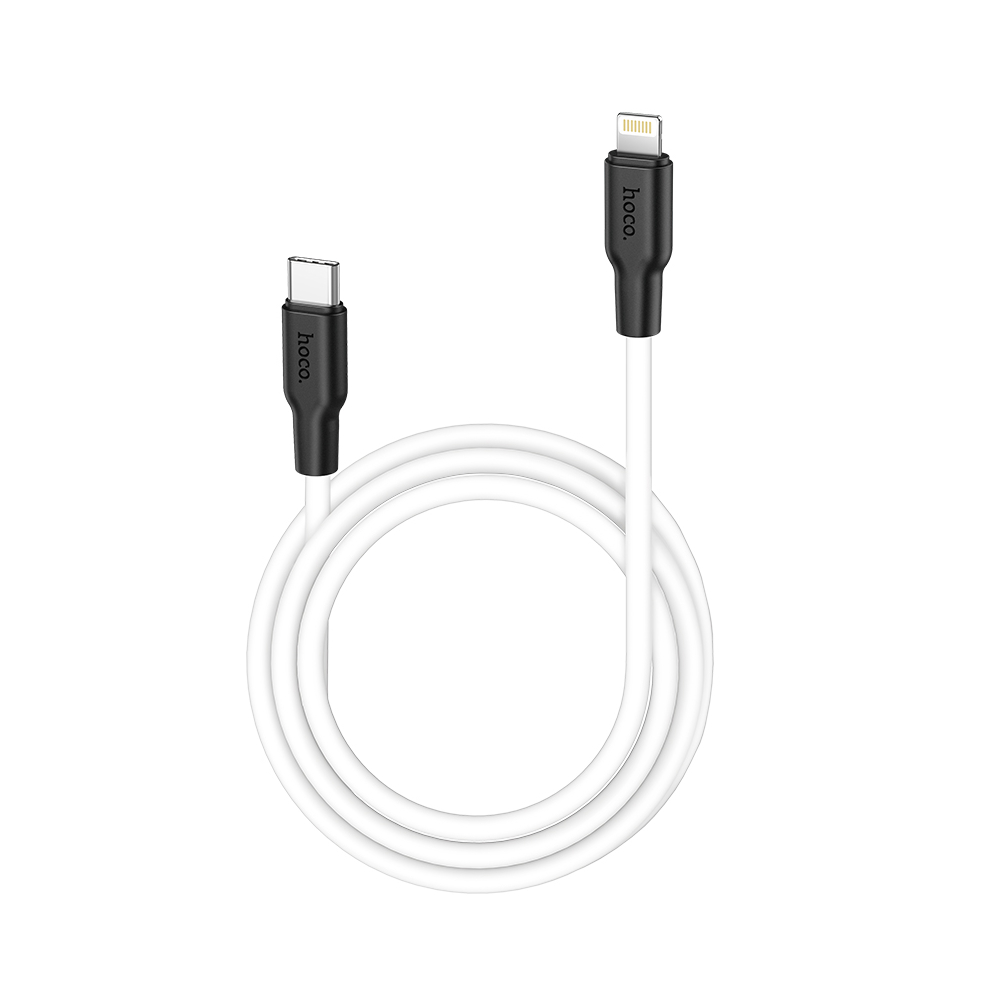 Кабель HOCO X21 Plus USB Type-C cable, 2м, усиленный, белый